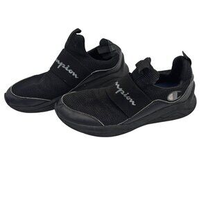 Champion Mens Black Slip-On Athletic Shoes Size 10